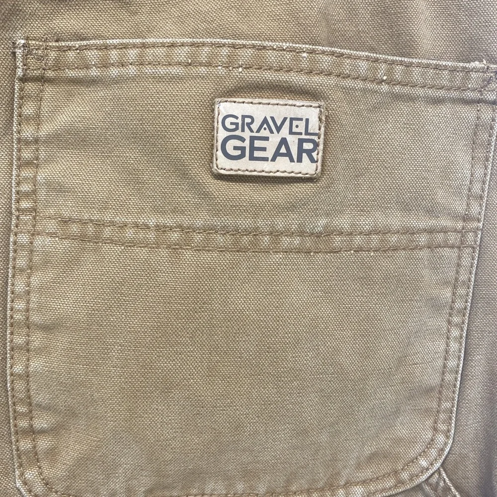 Gravel Gear Carpenter Pants 40/30‎ Relaxed Fit Brown Heavy Duty 100% Cotton SEE